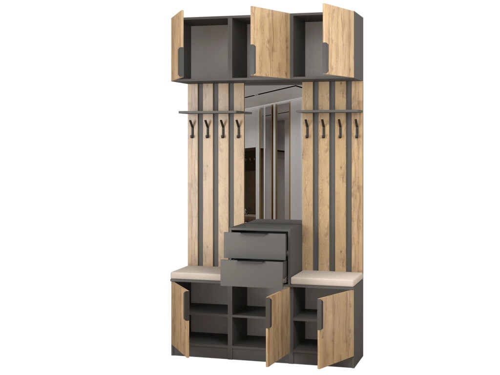 Прихожая Трим 8_откр (темно-серый - дуб вотан).jpg