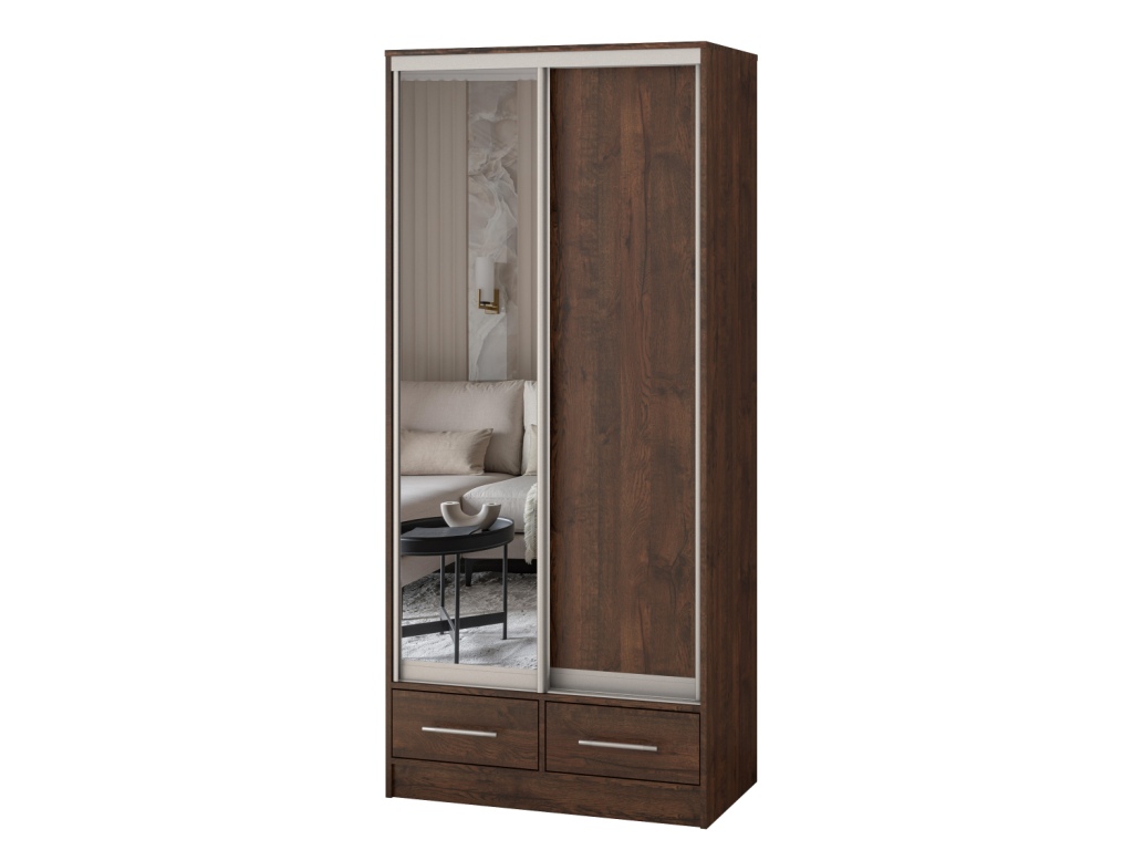 Весаль 2хств 900х2000х400 ящ зеркало (дуб апрель тёмный).jpg