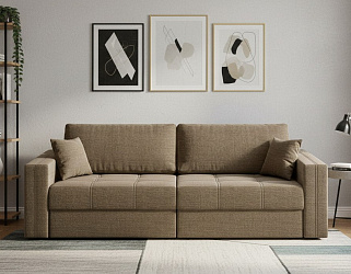 Диван еврокнижка "Брест" трансформер, рогожка дрим люкс 5