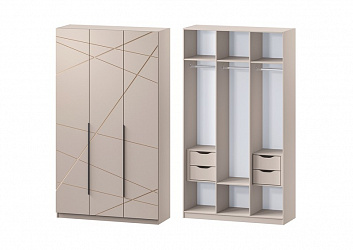 Шкаф 3-х дверный "Джелато-341" (модульная группа)