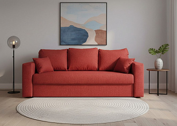 Диван еврокнижка "Ливерпуль красный"