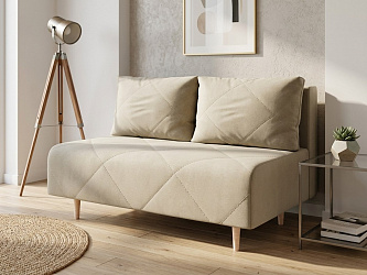 Прямой диван "Милли Мини без локтей" велюр зара лайт 4