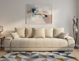 Диван еврокнижка "Nordviks" (Нордвикс) рогожка дрим беж