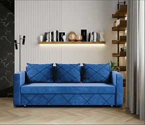 Диван еврокнижка "Стелла" синий