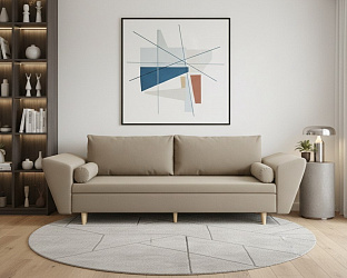 Диван еврокнижка "Лорен" велюр зара сафари