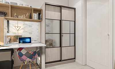 Шкаф купе 2-х дверный "Манхэттен-14"