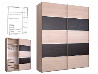 Шкаф купе 2-х дверный "Реал-5"