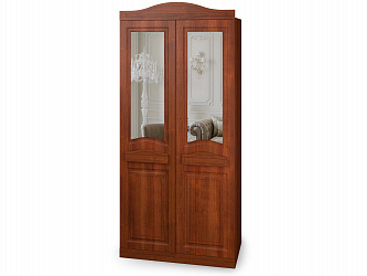 Шкаф 2-х дверный "Венеция-2" глухие фасады + зеркало