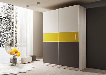 Шкаф купе 2-х дверный "Нова Континент-6"