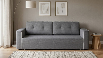 Диван еврокнижка "Принстон" рогожка дрим грей