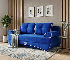 Диван еврокнижка "Валенсия синий"