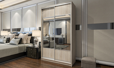 Шкаф купе 2-х дверный "Манхэттен-4"