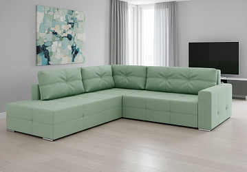 Угловой диван "Леос" велюр зара минт 14