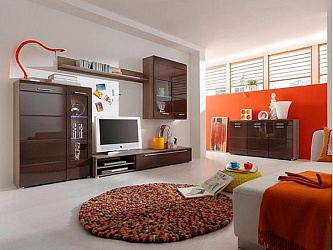 Модульная стенка для гостиной "Глянец-9"