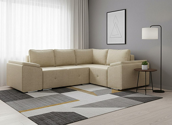Угловой диван "Хавьер-1" рогожка дрим люкс-1
