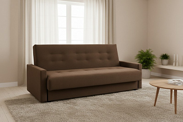 Диван книжка "Милан" коричневый