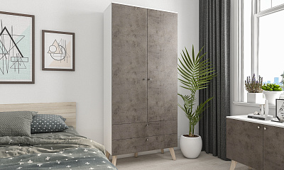 Шкаф распашной 2-х дверный "Север-3"