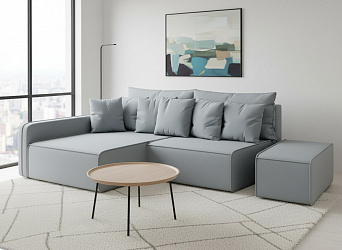 Угловой диван "Портленд" велюр зара маус 12