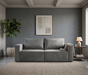 Диван трансформер "Лофт Люкс-2" серый
