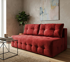 Диван еврокнижка "Босс мини красный"