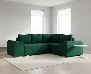 Угловой диван "Хавьер-1" велюр зара малахит 33