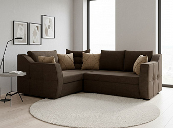 Угловой диван "Френсис" рогожка дрим люкс 7/4