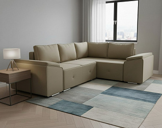 Угловой диван "Хавьер-1" велюр зара сафари