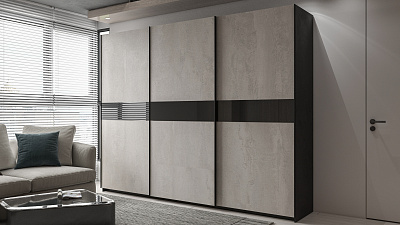 Шкаф купе 3-х дверный "One Pulse-13"