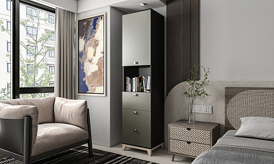 Шкаф пенал "Хелен-35" МДФ