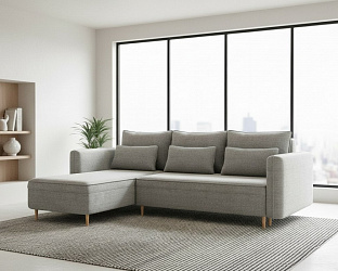 Угловой диван "Рон" рогожка дрим люкс 2