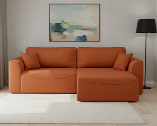 Угловой диван "Рафаэль" велюр зара мандарин 39