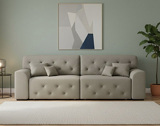 Диван еврокнижка "Вегас" трансформер, велюр зара лайт 04