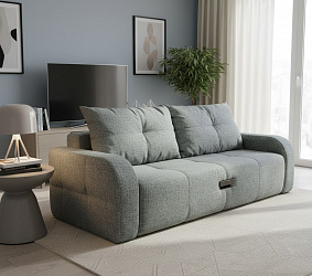 Диван еврокнижка "Босс серый"