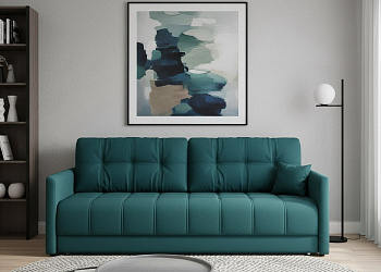 Диван еврокнижка "Босс Лофт" велюр зара изумруд