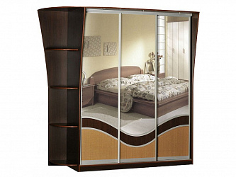 Шкаф купе 3-х дверный "Концепт-13" с зеркалами