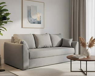 Диван еврокнижка "Белфест серый"