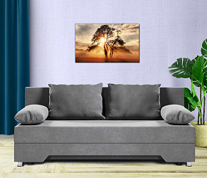 Диван еврокнижка "Орлеан" серый