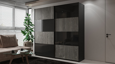 Шкаф купе 2-х дверный "One Pulse-25"