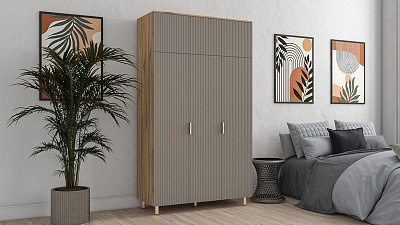 Шкаф 3-х дверный "Бирмингем-8"