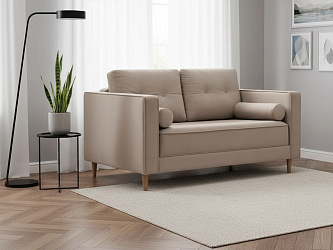 Диван кровать "Скат Мини" на пантографе, велюр велутто